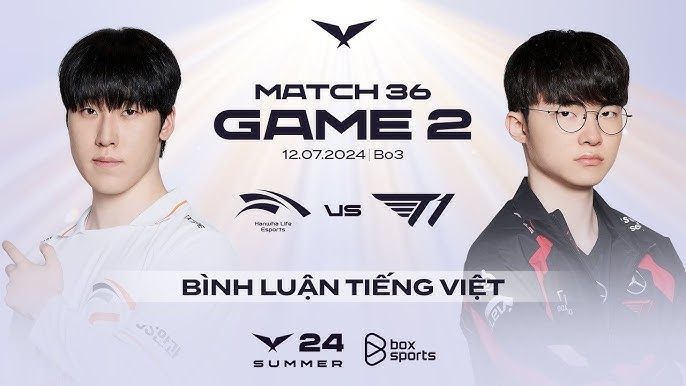 Mua Từ Hàn Quốc Trận đấu Giữa T1 Và Hanwha Life Esports