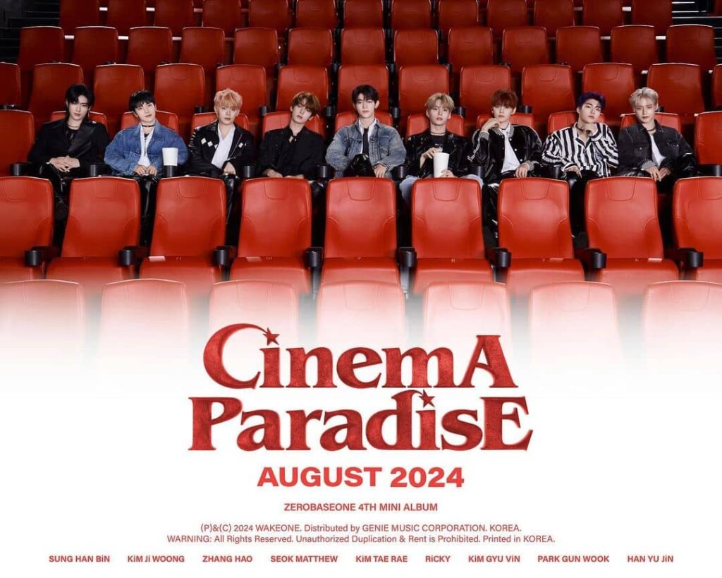 Mua Từ Hàn Quốc Zerobaseone Sẽ Trở Lại Với Mini Album Thứ Tư Cinema Paradise