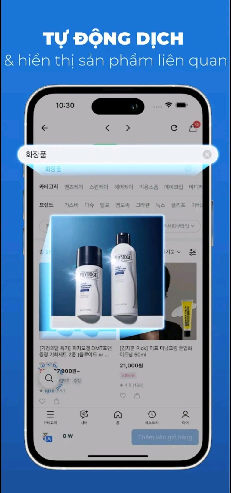 dịch thuật tự động order hàng hàn quốc