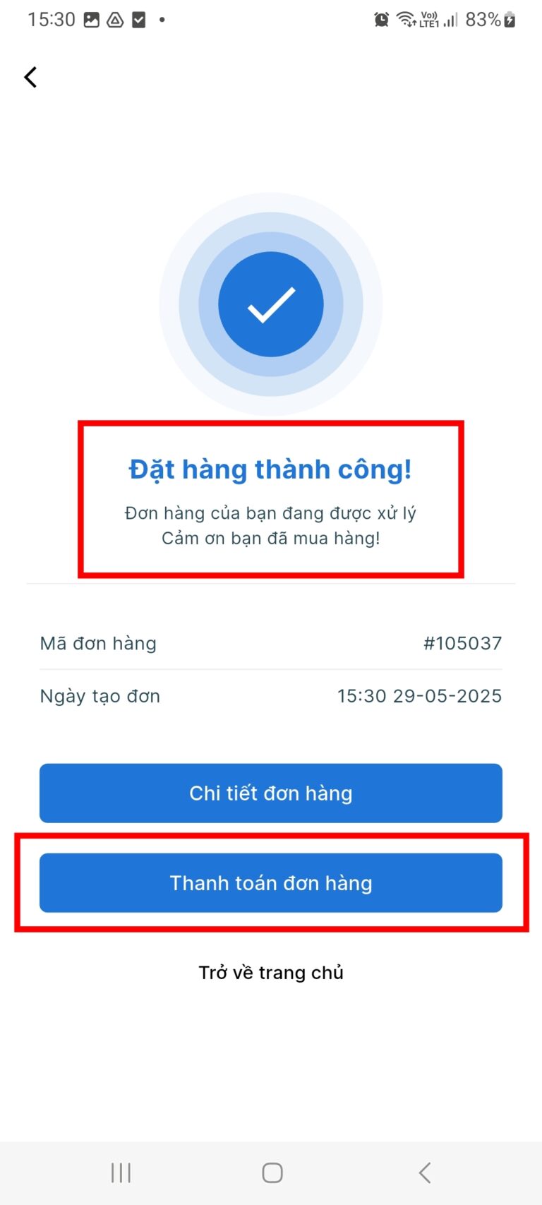 order hàng hàn quốc thanh toán