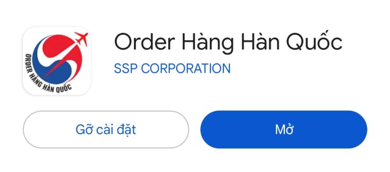 app order hàng hàn quốc