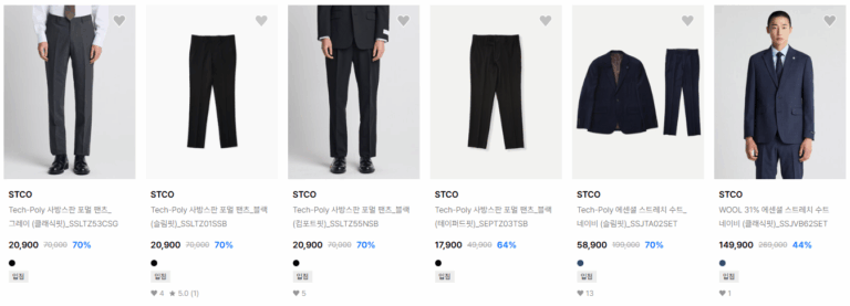 Quần tây nam STCO