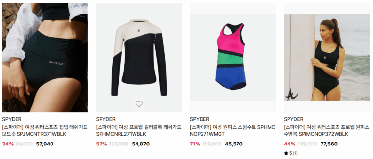 Thời trang bơi SPYDER