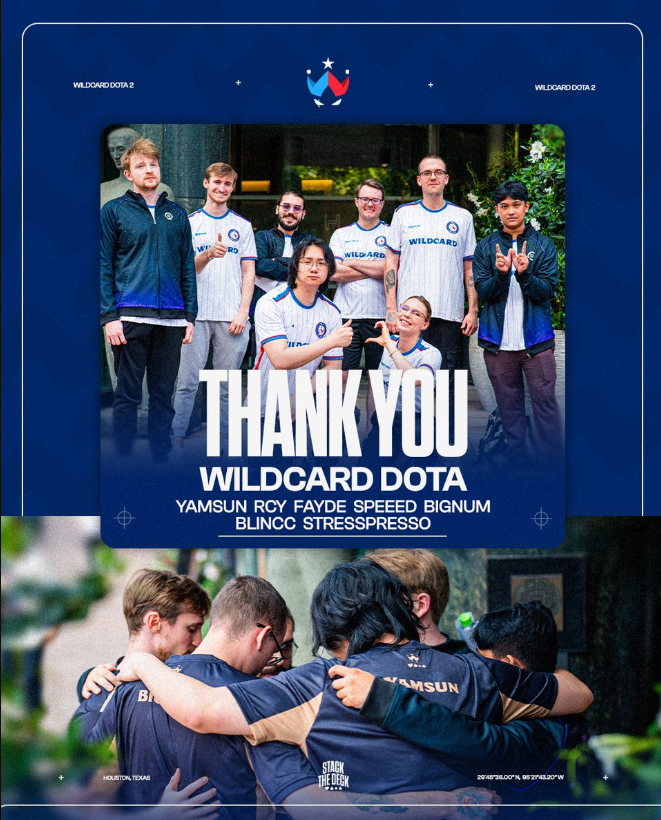 Wildcard giải tán Dota 2